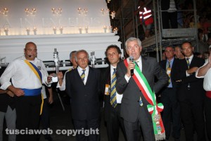 Macchina di santa Rosa - Il sindaco Leonardo Michelini