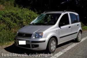 Civita Castellana - Incidente mortale sulla Flaminia - La Panda