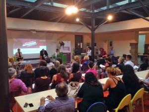 Viterbo - L'assessora Perà alla presentazione del bando