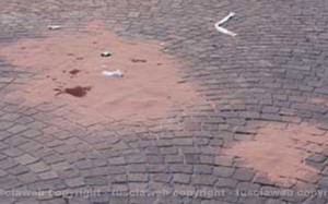 L'incidente sul lavoro in piazza della Repubblica