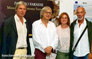 Gradoli - Fulvio Ricci, Vittorio Sgarbi, Rosanna Ceccarelli, Luigi Buzi