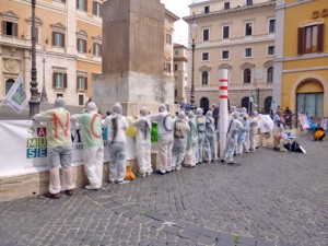 Roma - Un momento della manifestazione