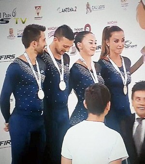 Sport - Pattinaggio - Marika Fontana e i Neovis vincono l'argento ai campionati mondiali