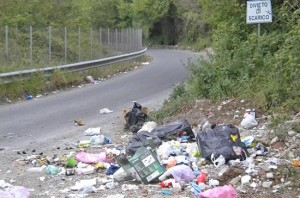 Uno degli svincoli della Cassia