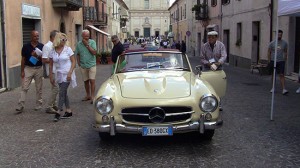 San Lorenzo nuovo - La Mercedes Sl 190 del 1958 vincitrice del premio “Best of show”