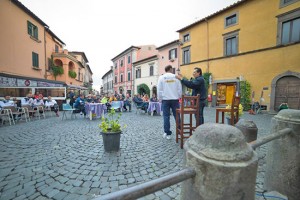L'inaugurazione della decima edizione della sagra della cioccolata