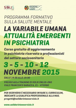 "Attualità emergenti in psichiatria"