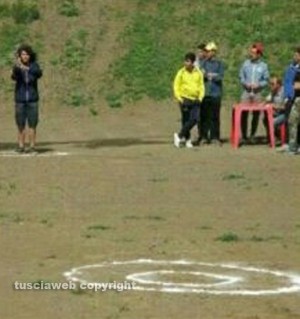 Federico Grani ai laghetti Albatros 