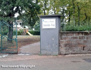Cura di Vetralla - Villa comunale dedicata ad Arnoldo Foà