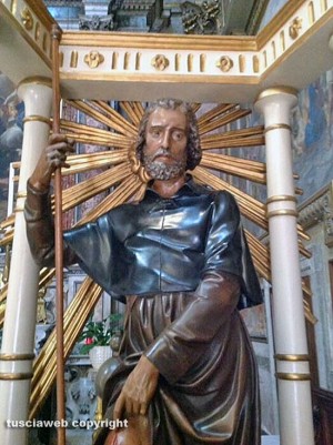 La statua di san Rocco