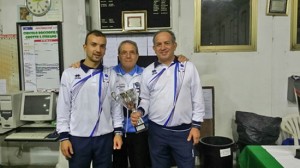 I vincitori della gara di bocce 