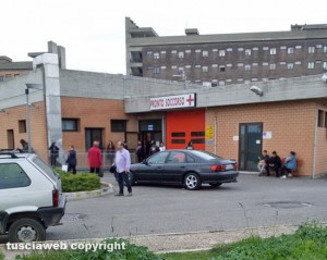 Viterbo - Il pronto soccorso dell'ospedale Santa Rosa