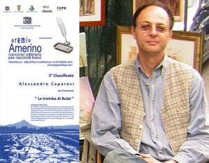 Il terzo classificato Alessandro Caparesi, non intervenuto