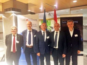 Bruxelles - Le delegazioni di Viterbo, Varese e Cagliari