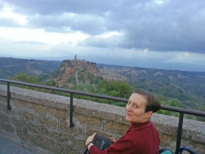 Ilaria Ramelli a Civita di Bagnoregio
