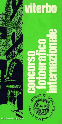 Depliant del concorso fotografico Libera università della Tuscia