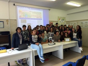 Acquapendente - Gli studenti del liceo Da Vinci