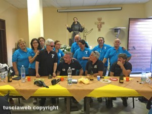 Viterbo - Gli organizzatori del pranzo di beneficenza a san Francesca