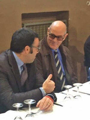 Il presidente Mazzola al pranzo di benvenuto al Buratti