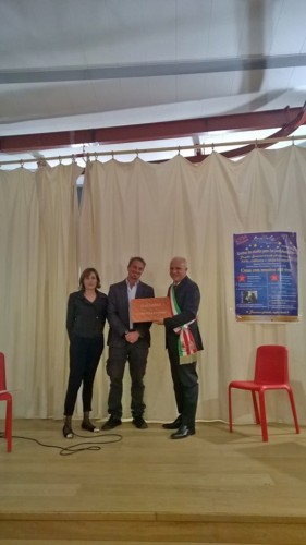 Corchiano - La cerimonia di inaugurazione della galleria 