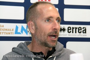 Sport - Calcio - Viterbese - L'allenatore Federico Nofri