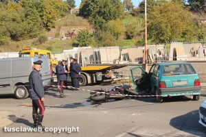 Vetralla - Il frontale in località la Botte