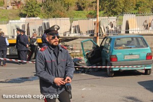 Vetralla - Il frontale in località la Botte
