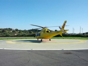 Acquapendente - La piazzola per l'elisoccorso