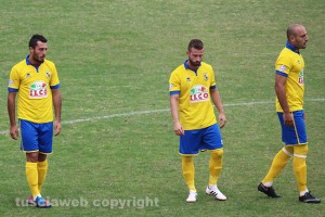 Sport - Calcio - Viterbese - Giuseppe Nuvoli, Fabio Oggiano e Daniele Nohman