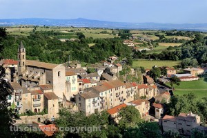 Una panoramica di Piansano