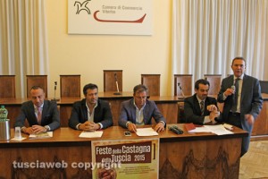 La presentazione delle feste della castagna nella Tuscia