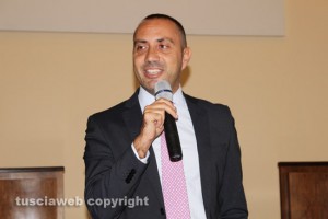 Il sindaco di Canepina Aldo Moneta