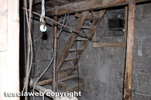 Viterbo - La torre di piazza del comune - L'interno