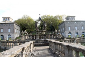 Bagnaia - Villa Lante - La fontana dei mori senza acqua