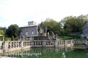 Bagnaia - Villa Lante- La fontana dei mori senza acqua