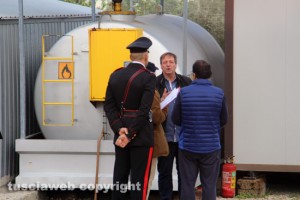 Bagnaia - I carabinieri parlano con Angelo Anselmi