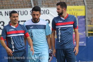 Sport - Calcio - Flaminia - Da sinistra: Gay, Sperduti e Tartaglione