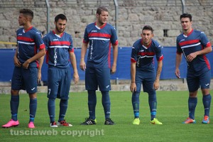 Sport - Calcio - Flaminia - Da sinistra: Ranucci, Manueli, Cardillo, Macrì e Perelli