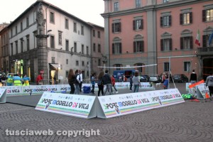 Sport - La prima giornata di Eroica 2015 a piazza del Comune