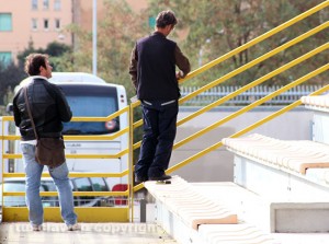 Sport - Calcio - Viterbese - I due tecnici al lavoro allo stadio Rocchi