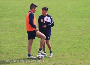 Sport - Calcio - Viterbese - Matias Cuffa e Daniele Ansini