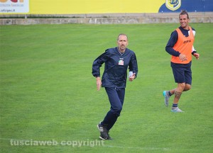 Sport - Calcio - Viterbese - Federico Nofri prepara la sfida con la Flaminia