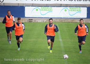 Sport - Calcio - Viterbese - Da sinistra: Romeo, Perocchi, Belcastro e Addessi