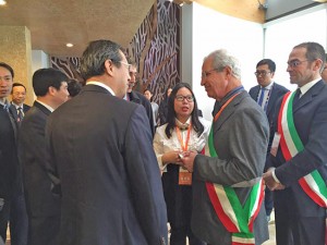 La delegazione di sindaci della Tuscia alla settimana cinese di Expo