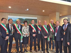 La delegazione di sindaci della Tuscia alla settimana cinese di Expo