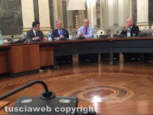 La delegazione aziendale del Gruppo-Ubi Banca guidata da Victor Massiah