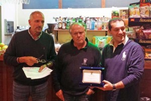 Sport - Golf - Al centro Marco Andreoli, a destra Massimiliano Lupica