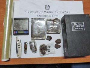 Carabinieri - La droga sequestrata