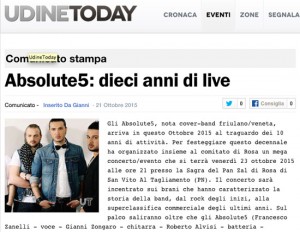 Udine today e il Palio dei facchini di santa Rosa