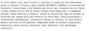 Udine today e il Palio dei facchini di santa Rosa